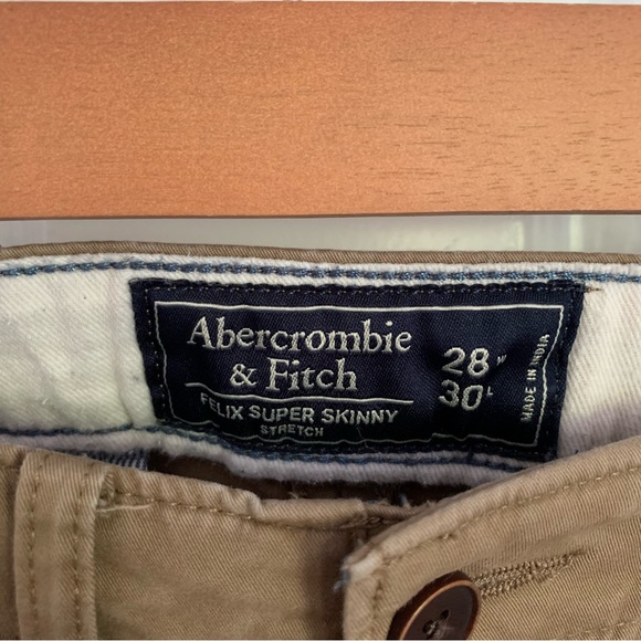 ABERCROMBIE & FITCH Felix Chino 28W 30L - Picture 2 of 3